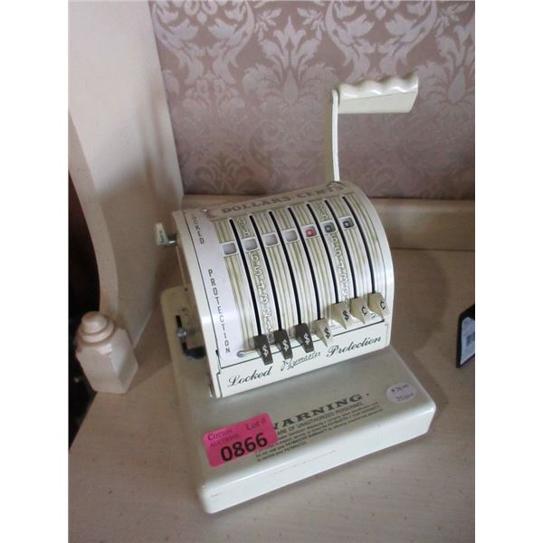 Vintage Paymaster Cheque Writer