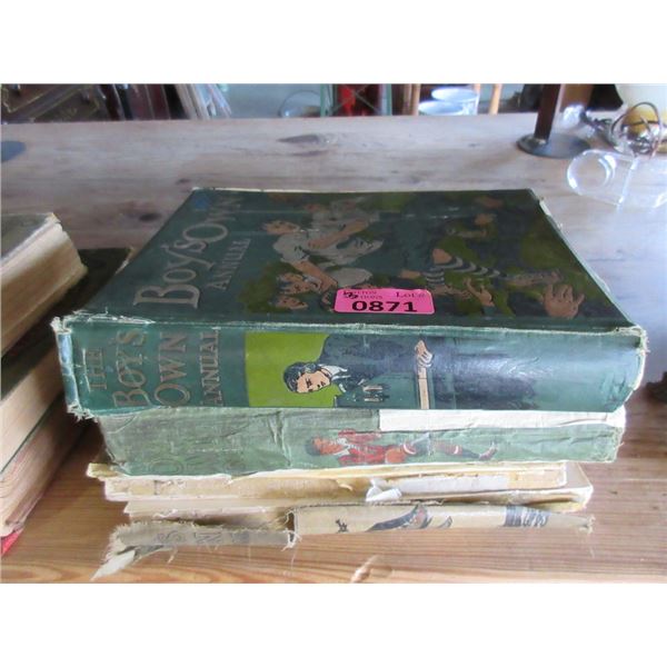 3 Vintage "Canadian Boys" Hardcover Books