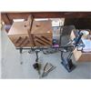 Image 1 : Fireplace Tools, 2 End Tables & Sewing Box