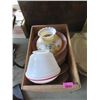 Image 1 : Wood Crate of Vintage Lamp Shades