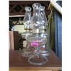 Image 1 : 3 Vintage Canadiana Coal Oil Lamps