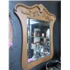 Image 1 : Canadiana Elm Wall Mirror - Circa 1900