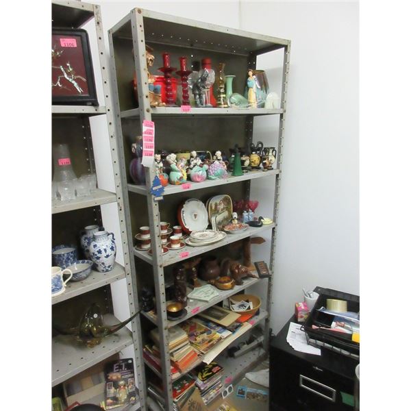 Metal Shelving Unit -12" x 36" x 87" Tall