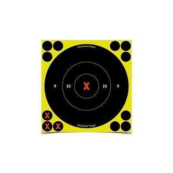 B/C SHT-N-C RND BULLSEYE TGT 100-6"