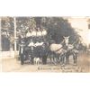 Image 1 : Oxford, North Carolina Edwards Hose & Ladder Co Fire Department Horse Drawn Fire Engine Real Photo P