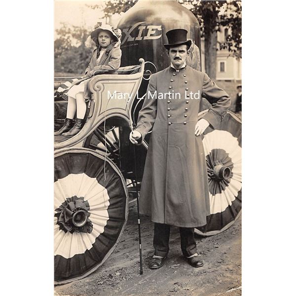 Moxie Soda Parade Wagon Float Real Photo Postcard