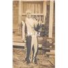 Image 1 : Daytona Beach, Florida Man Dressed as Uncle Sam holding a watermelon Real Photo Postcard