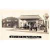 Image 1 : Belleville, Kansas B & J Oil Co. Gas Station Garage Real Photo Postcard
