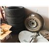 Image 1 : DYNAPRO 275/55 R20 TRUCK TIRES, 1 GOOD YEAR 2656/70R17 TIRE AND A SATELLITE DISH