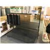 Image 2 : LOT OF PACKING SUPPLIES, 3 TIER MOBILE SHELF AND FOLDING TABLE