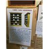 Image 1 : 9 BOXES OF GOLF MEMORIES  GOLF BALL DISPLAY RACKS MADE OF BAMBOO