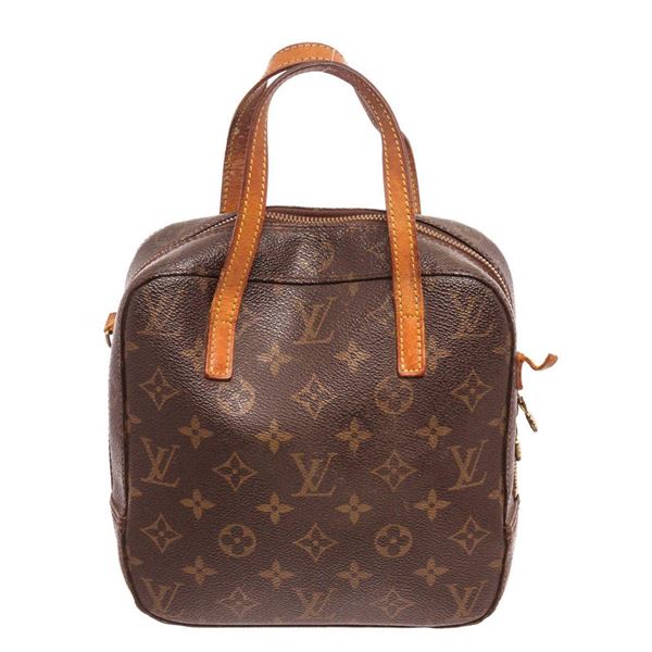 Louis Vuitton Brown Monogram Spontini Satchel Bag