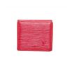 Image 1 : Louis Vuitton Red Epi Leather Small Coin Purse