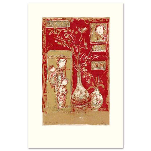 "Oriental Delight" Limited Edition Serigraph by Edna Hibel (1917-2014), Numbered