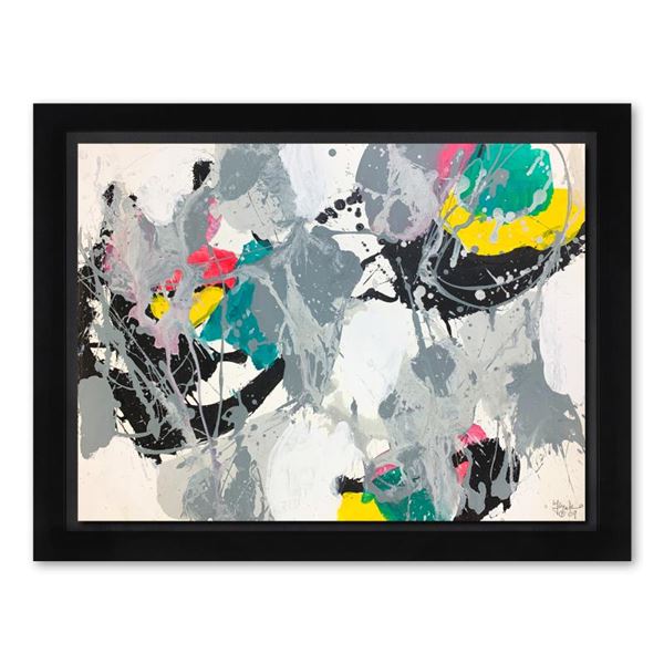 Jenik Cook, Framed Original Acrylic Painting, Hand Signed, Letter of Authenticit