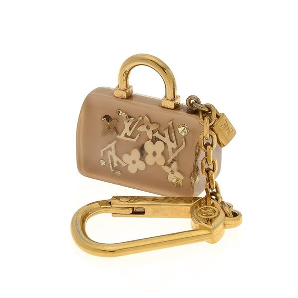 Louis Vuitton Gold Inclusion Speedy Key Ring