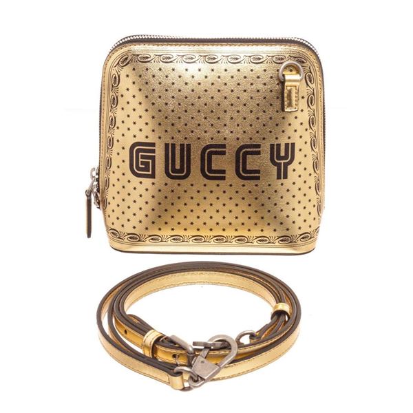 Gucci Gold Dome Crossbody Bag