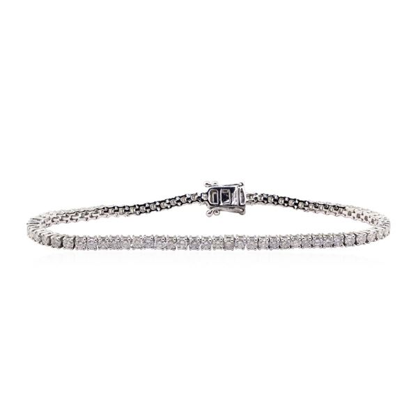 4.76 ctw Diamond Bracelet - 14KT White Gold