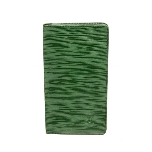 Louis Vuitton Green Epi Leather Long Card Wallet