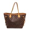Image 1 : Louis Vuitton Monogram Canvas Leather Neverfull MM Tote Bag