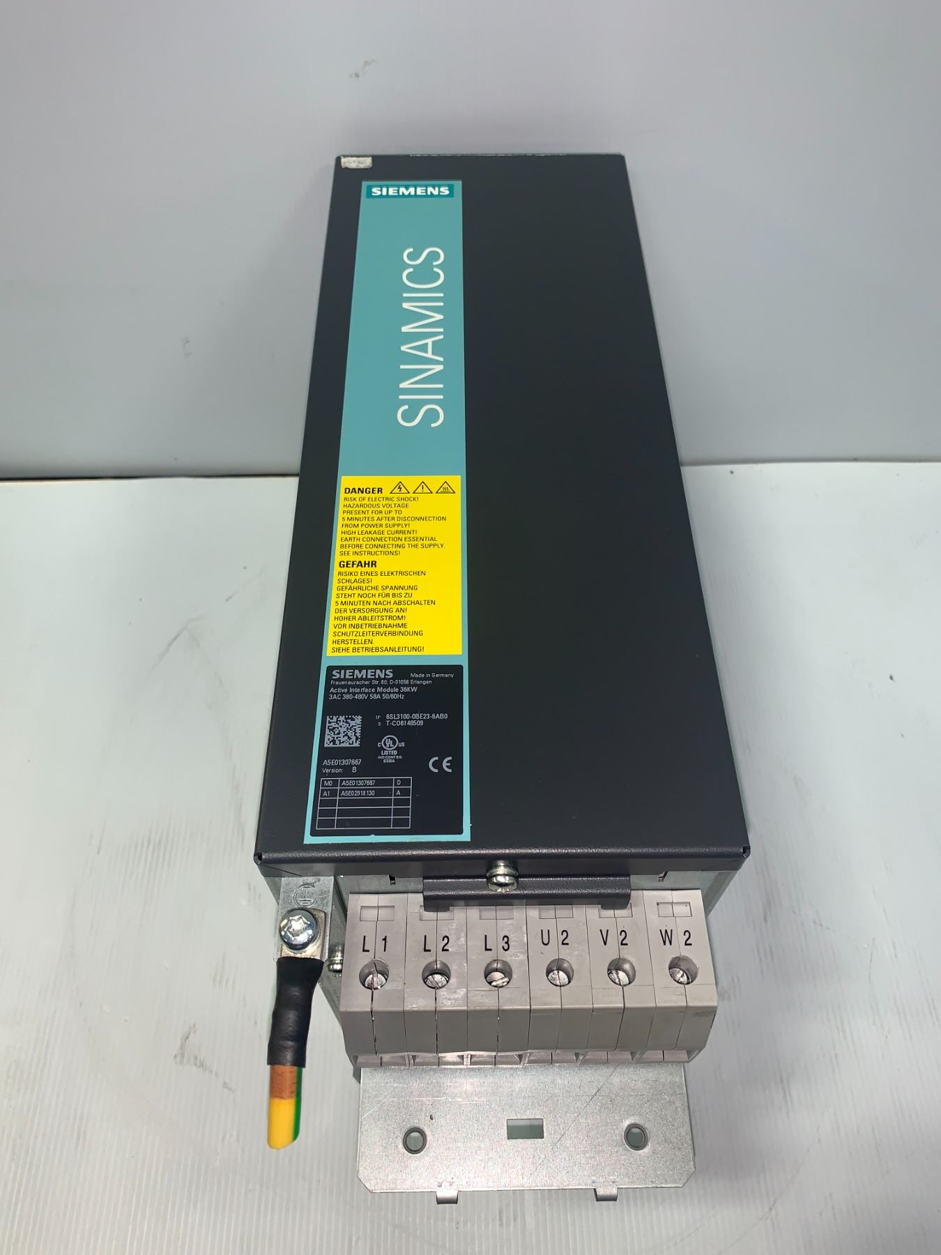SIEMENS 6SL3100-0BE23-6AB0 ACTIVE INTERFACE MODULE 36KW - BTM Industrial