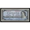 Image 1 : Bank of Canada $5, 1954 Replacement