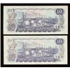 Image 2 : Bank of Canada $10, 1971 - Lot of 2