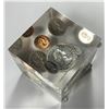 Image 1 : CIBC Canada 1964 Silver PL Set in Lucite