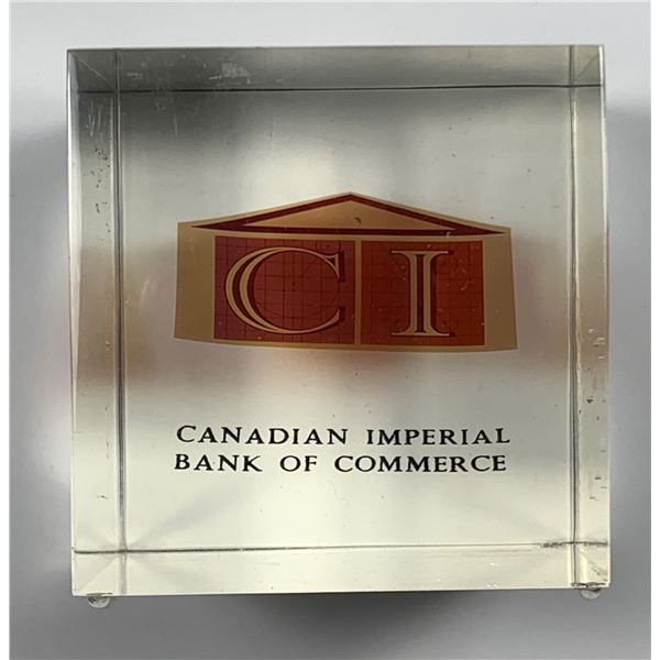CIBC Lucite Cube