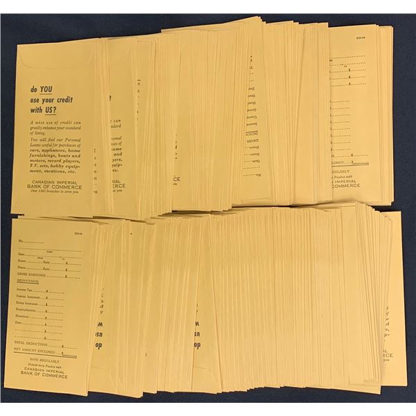 CIBC Deposit Envelope Lot