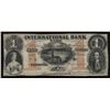 Image 1 : International Bank of Canada $1, 1858 Remainder