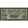Image 1 : Mechanics Bank $4, 1872