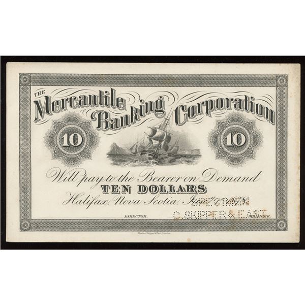 Mercantile Banking Corporation $10, 1878