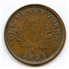 Image 2 : Lot of 2 Nova Scotia, 1832 One Penny Tokens.