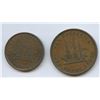 Image 1 : New Brunswick Half & One Penny Token Pair