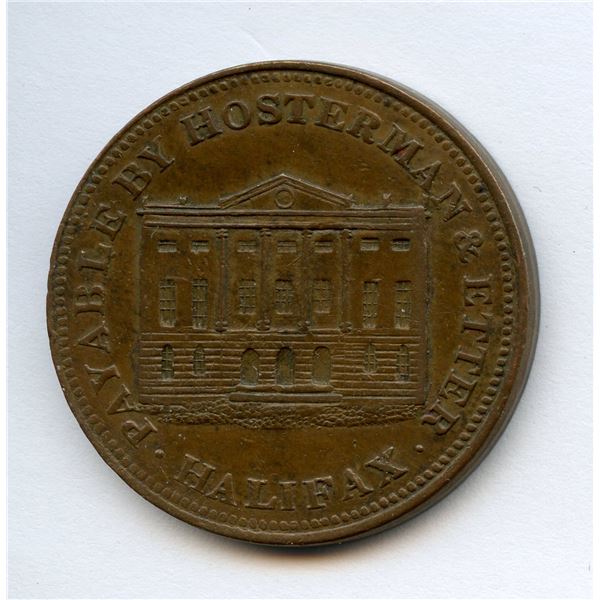 BR 882, NS-10A  Half Penny Token