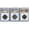 Image 2 : Br. 561, 691, 997. Group of three graded tokens.