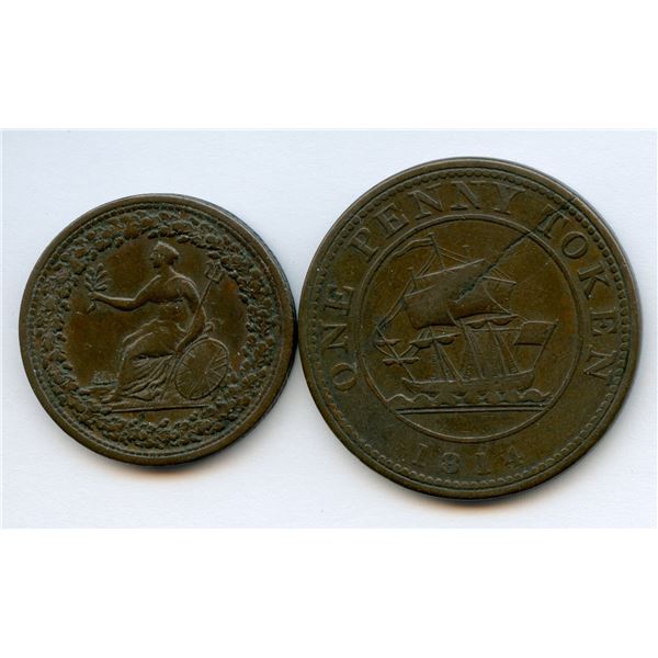 Lower Canada Token Lot of 2