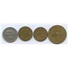 Image 1 : Br. 614, 618, 627, 653.  Group of four Quebec tokens.