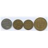 Image 2 : Br. 614, 618, 627, 653.  Group of four Quebec tokens.