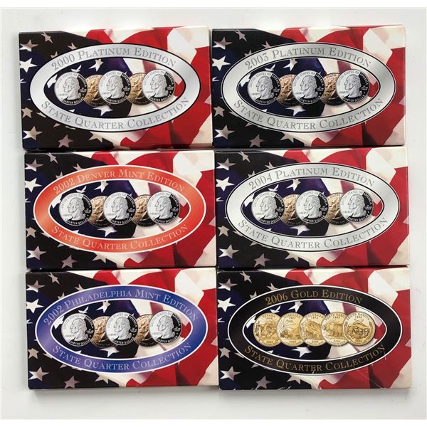 USA Proof Sets - Lot of 6