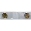 Image 2 : 1880H, 1897 Five Cents - ICCS Graded Pair