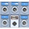 Image 2 : Twenty-Five Cents - Lot of 10 Graded Coins