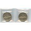 Image 2 : 1947 & 1950 Silver Dollars - ICCS Graded