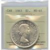 Image 2 : 1963 Silver Dollar