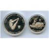 Image 2 : South Korea Olympic 10000 & 5000 Won 1.5 Ounces Silver