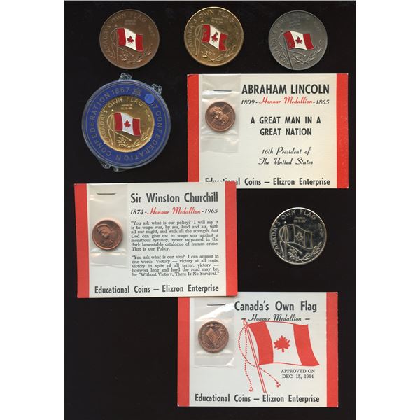 Canada's Own Flag medallions