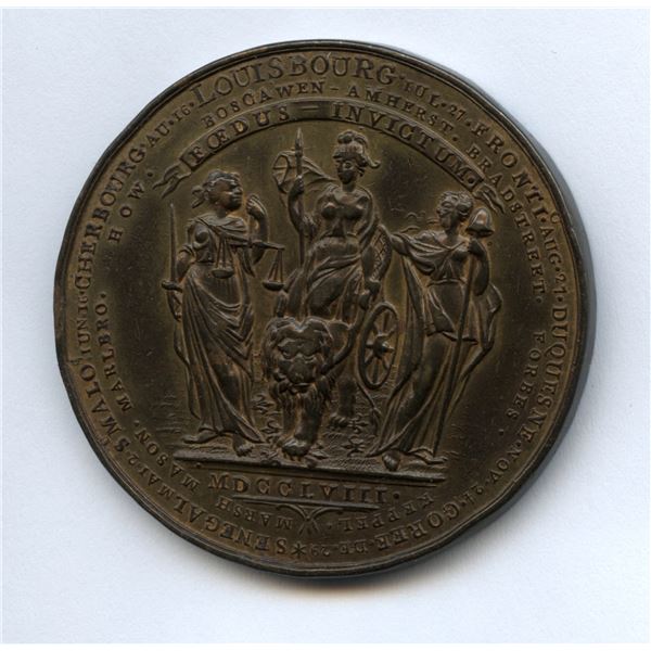 British Victories of 1758-1759 Medal.