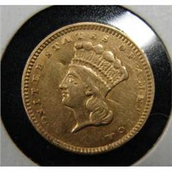 1856 $1 U.S. GOLD COIN