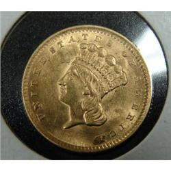 1856 $1 U.S. GOLD COIN
